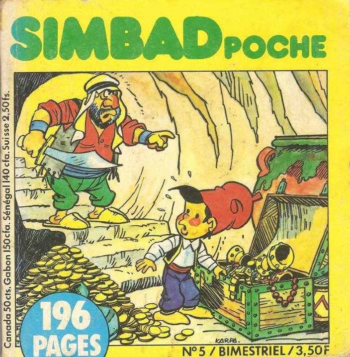 Scan de la Couverture Simbad Poche n 5